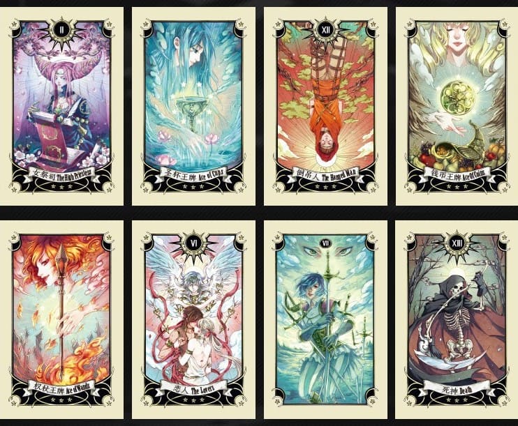 Manga Tarot Cards