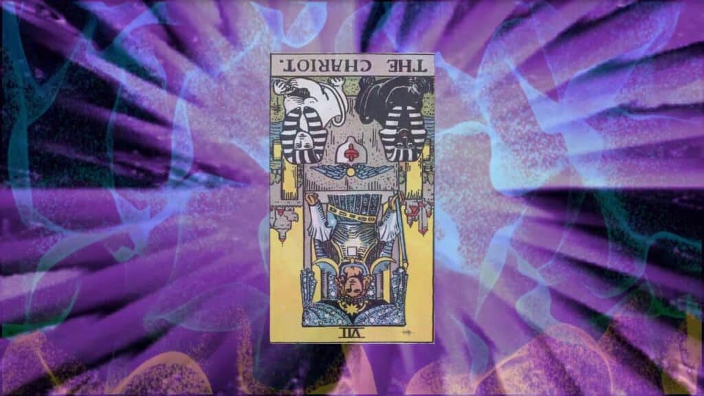 The Chariot Card Reversed