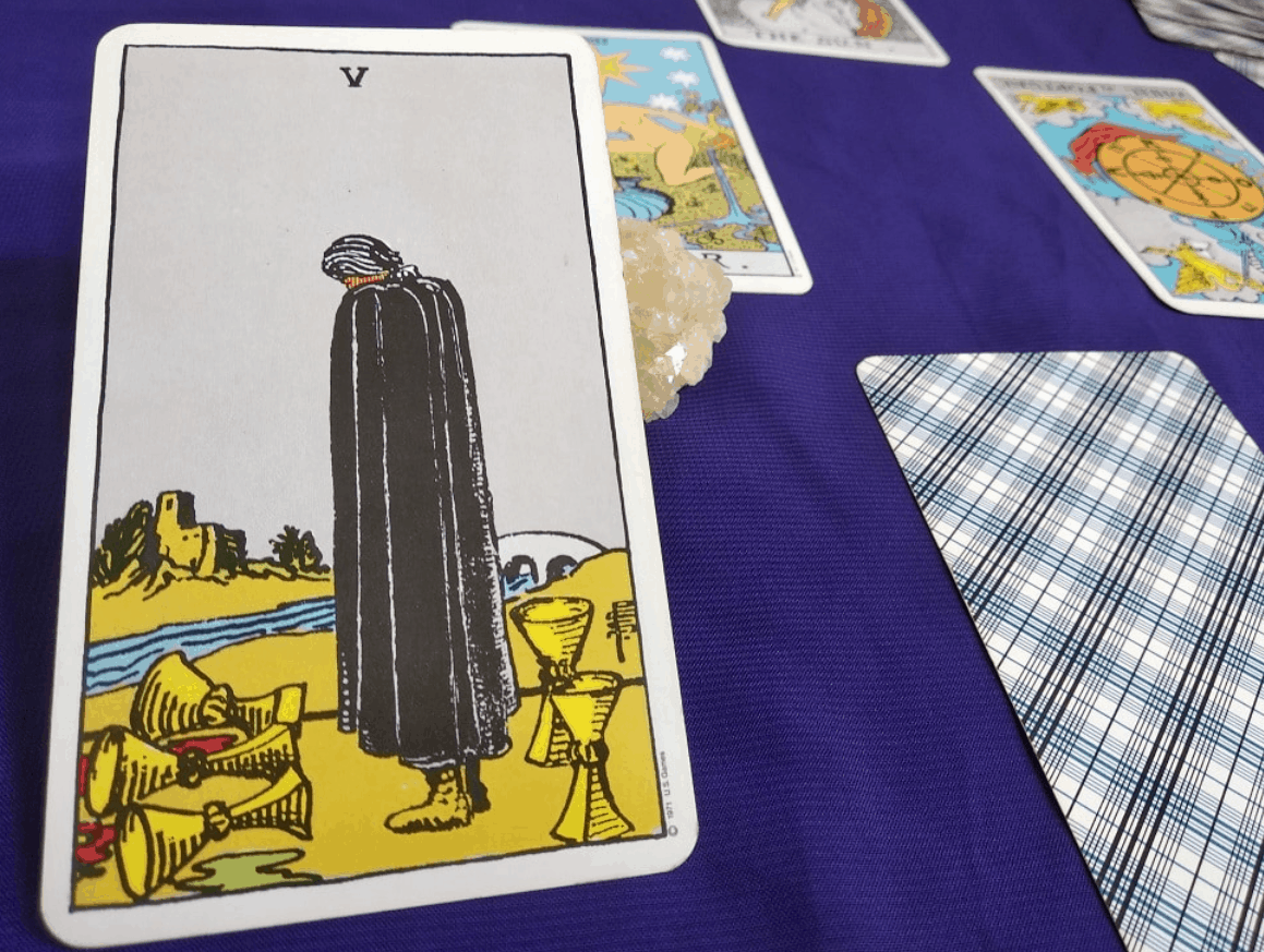 Five of Cups in Career and Money Meaning 