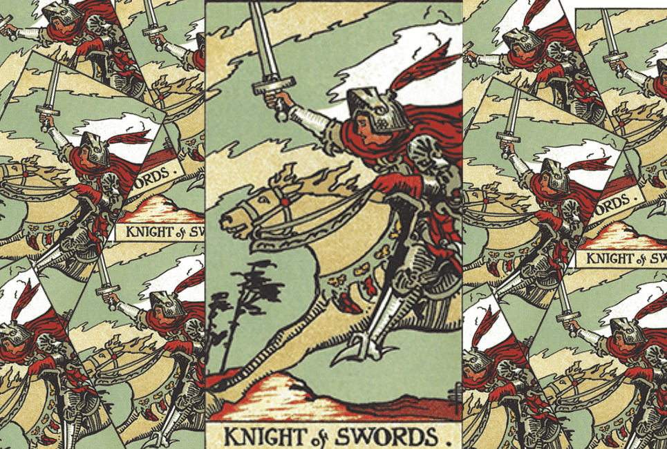 Knight of Swords Meaning Upright and Reversed Tarot Technique