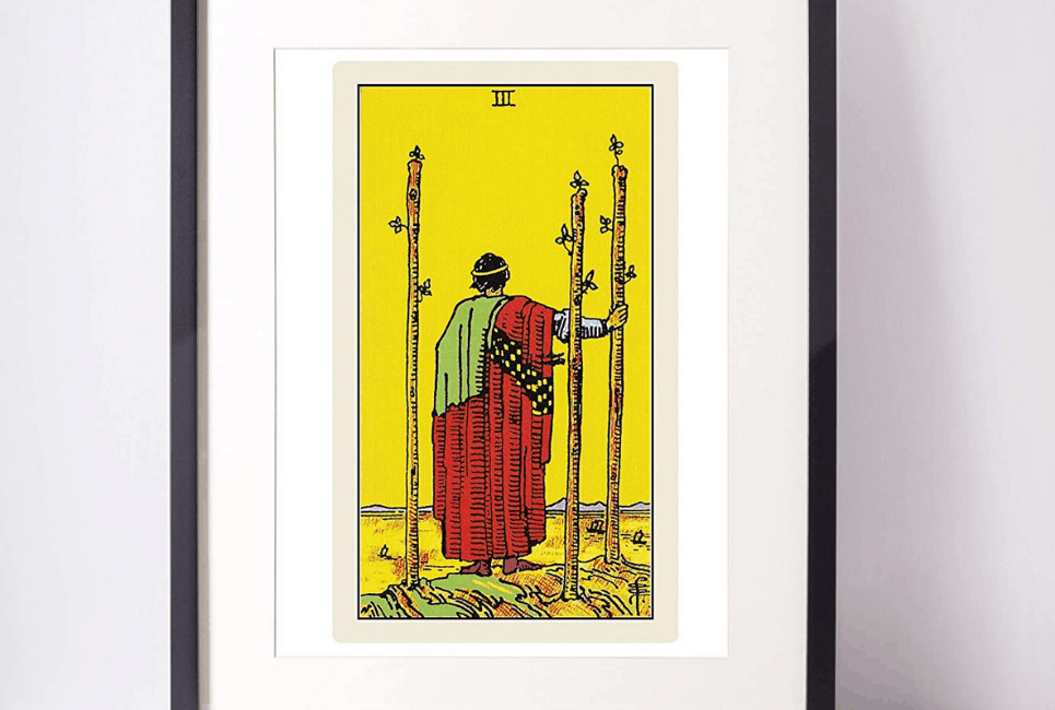 Three of Wands Meaning Upright and Reversed Tarot Technique