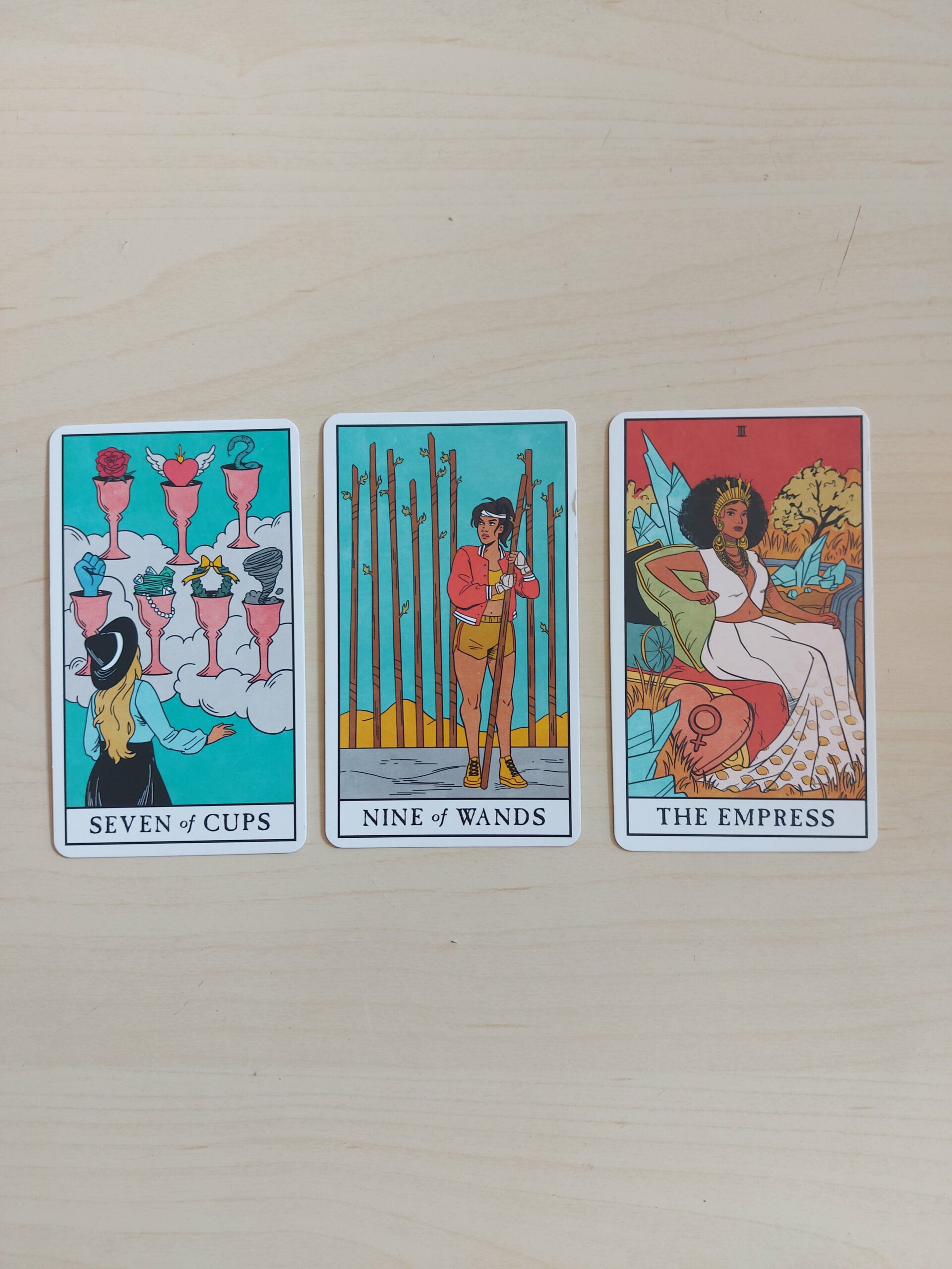 past, present, future tarot spread