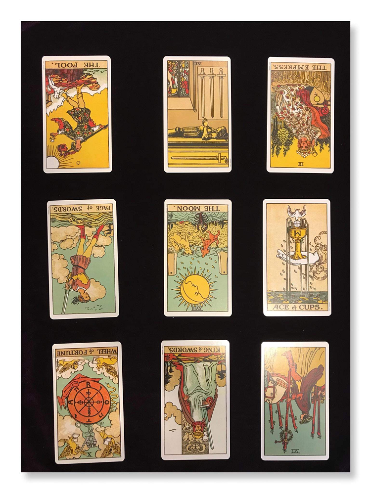 A Nine-Card Tarot Spread - An Extra Step - Reading Horizontally